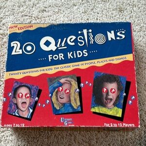UNIVERSITY GAMES 20 Questions For Kids - Board Game